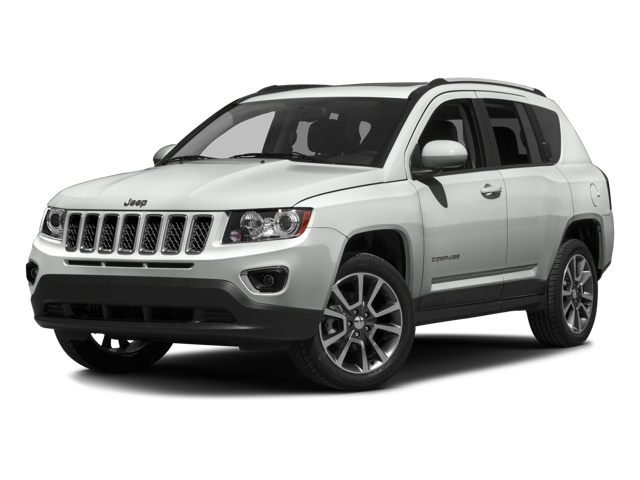 2016 Jeep Compass Latitude in Blue — front three-quarter view