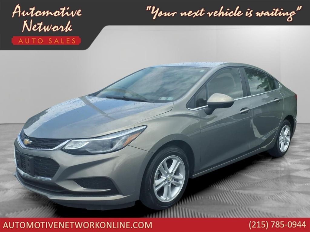 2018 Chevrolet Cruze LT in Pepperdust Metallic — front three-quarter view