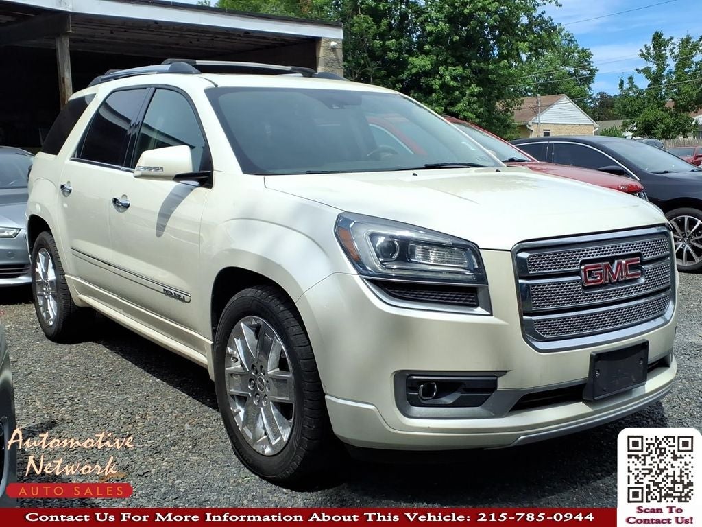 2014 GMC Acadia — rear three-quarter view