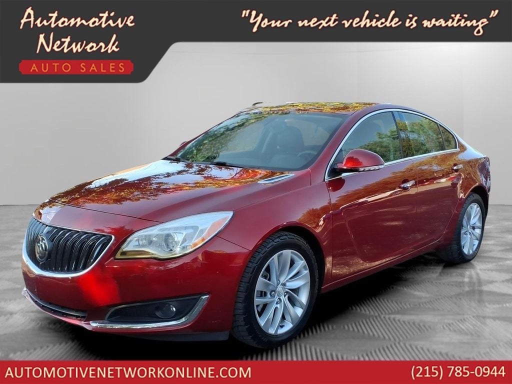 2014 Buick Regal Premium II in Copper Red Metallic — front three-quarter view