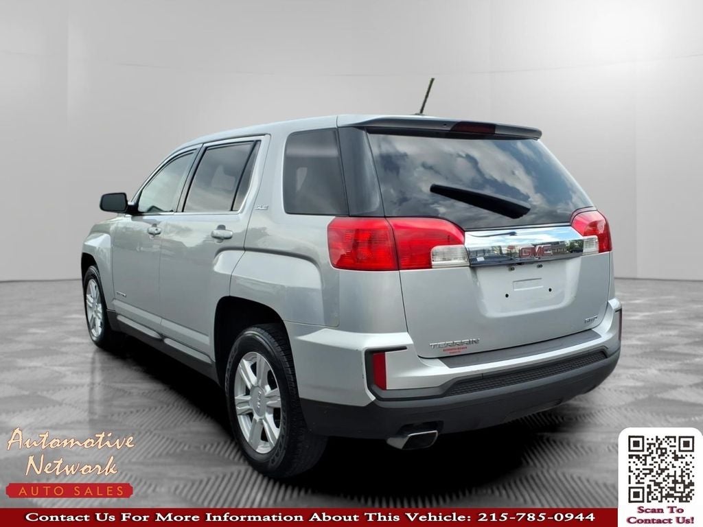 2016 GMC Terrain — rear three-quarter view