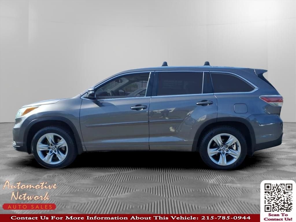 2016 Toyota Highlander — side profile view