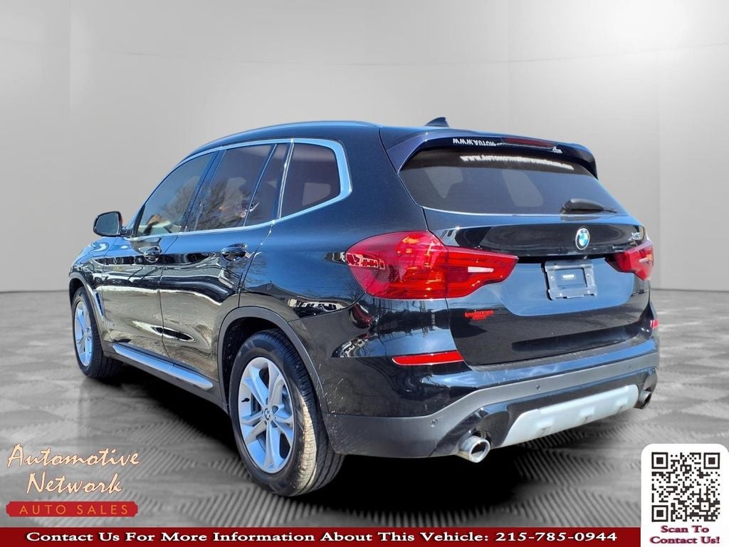 2018 BMW X3 — rear three-quarter view