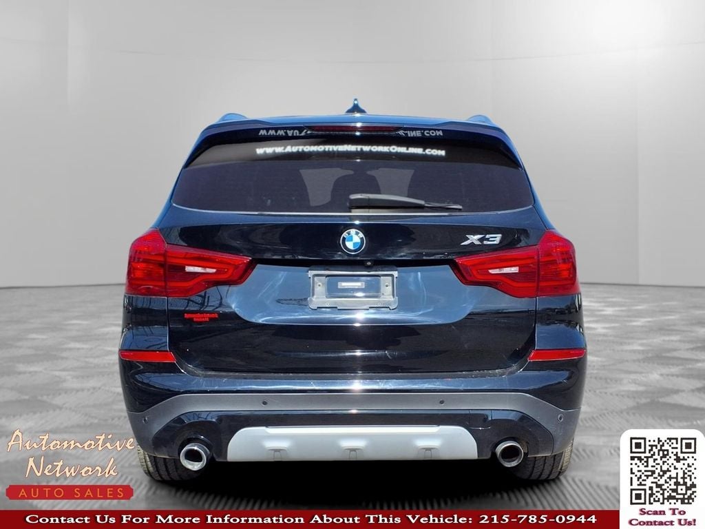 2018 BMW X3 — interior view