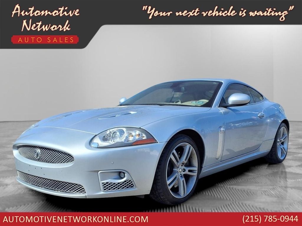 2009 Jaguar XK XKR Base in Silver — front three-quarter view
