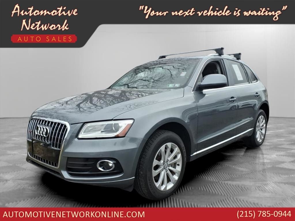 2014 Audi Q5 2.0T Premium Plus quattro in Gray — front three-quarter view