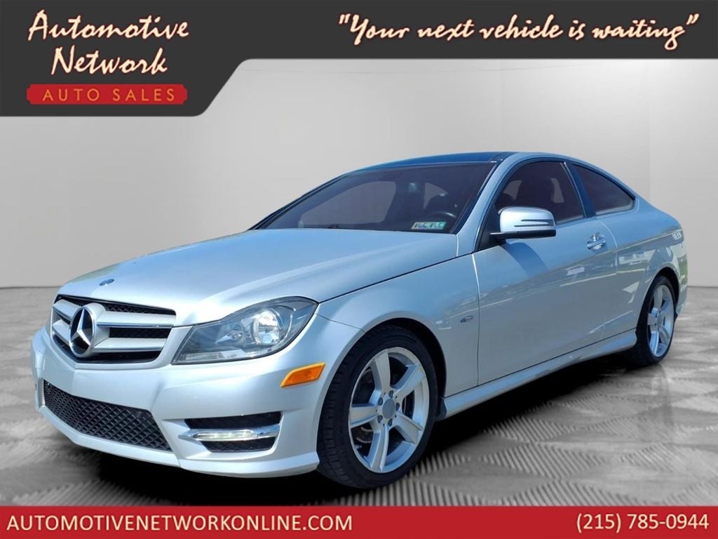 2012 Mercedes-Benz C-Class C 250 in Silver — front three-quarter view